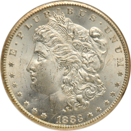 1883-CC NGC MS-65, plus four other dates, as described