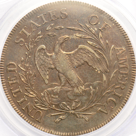 1796 Small Date, Large Letters PCGS XF-45