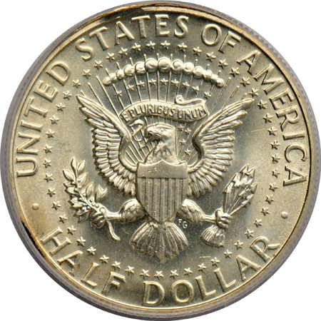 1964 Kennedy half-dollar Die Cap Set, both MS-65