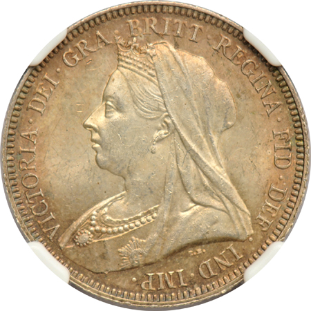 Great Britain - Collection of ten Uncirculated late 19th and early 20th century coins, all NGC