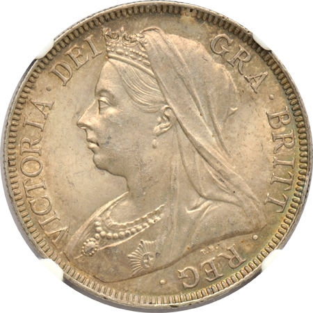 Great Britain - Collection of ten Uncirculated late 19th and early 20th century coins, all NGC