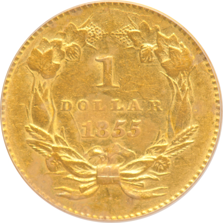 1855 PCGS XF-40 (green label)