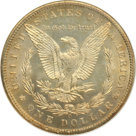 1888-O MS-65, and an 1894-O AU-58, both ANACS