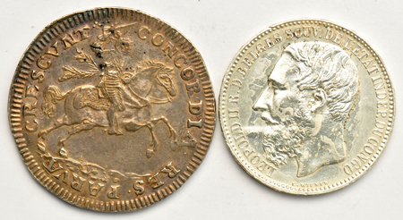 Multiple - Five Crown size issues including Belgium, Netherlands, Congo, and German States