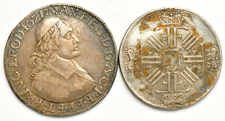 Multiple - Five Thaler issues from the 16th and 17th century