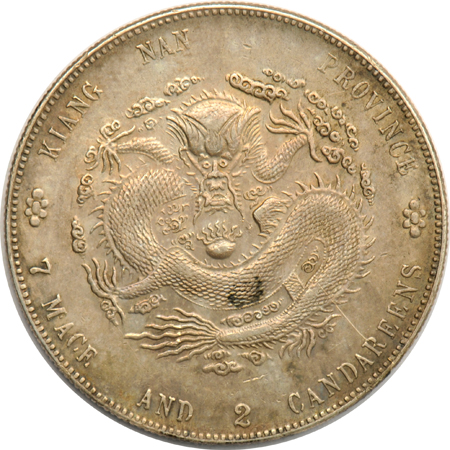 China - Pair of early 20th century dollars