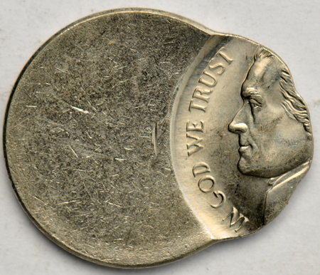 Group of US error coins