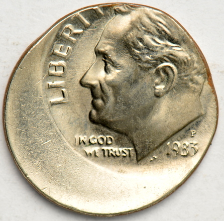 Group of US error coins