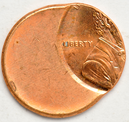 Group of US error coins