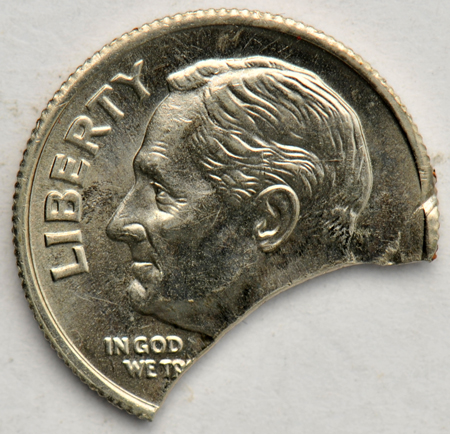 Group of US error coins