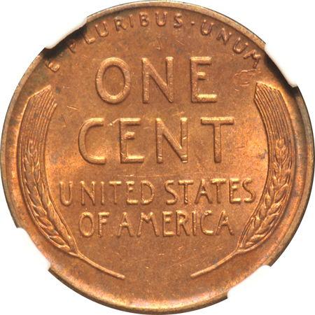 1955 Doubled Die Obverse NGC MS-63 RB