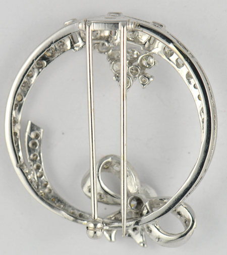 Platinum Circle Pendant 