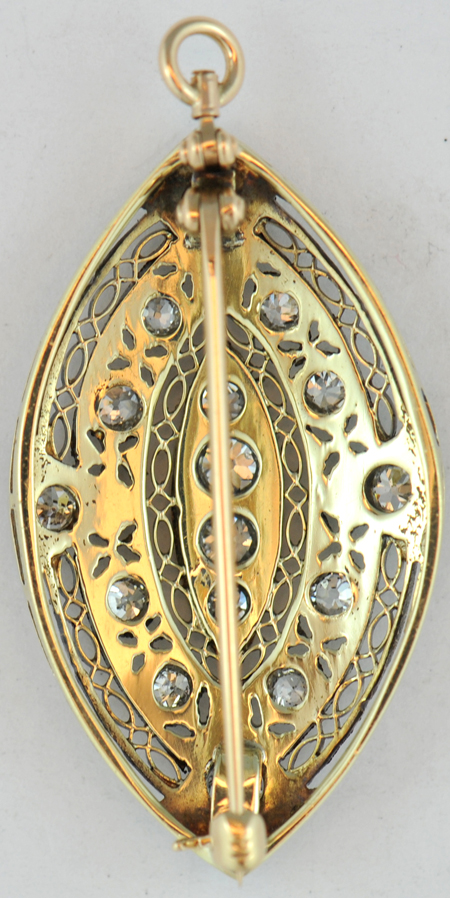 14K Yellow Gold Vintage Pin