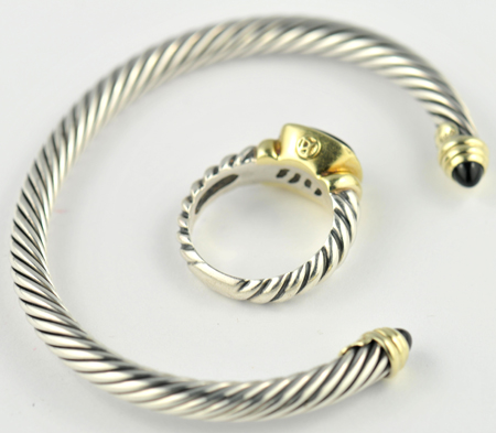 David Yurman Bracelet and Ring 