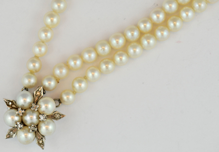 Pearl Necklace and Bracelet