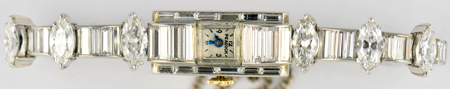 Platinum Diamond Watch