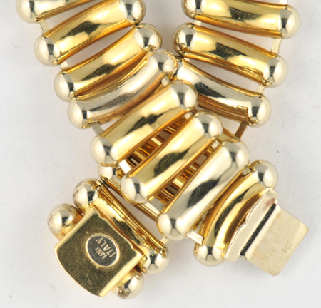 14K Retro Necklace and Bracelet Set