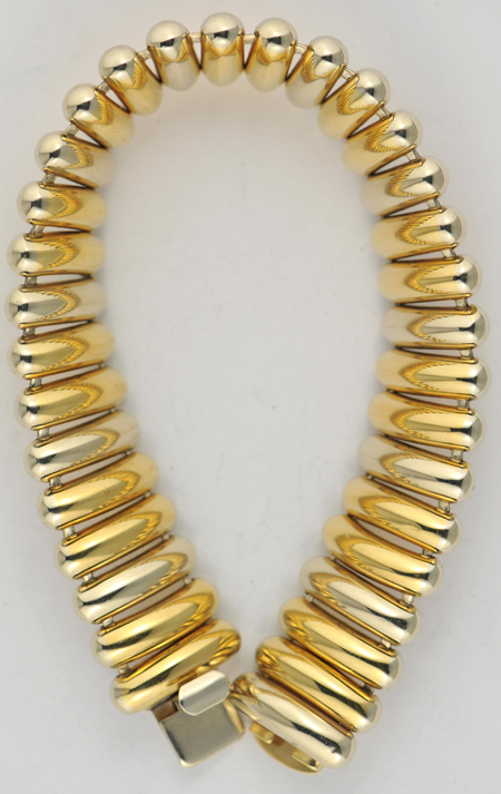 14K Retro Necklace and Bracelet Set