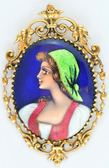 Three Portrait Pendants