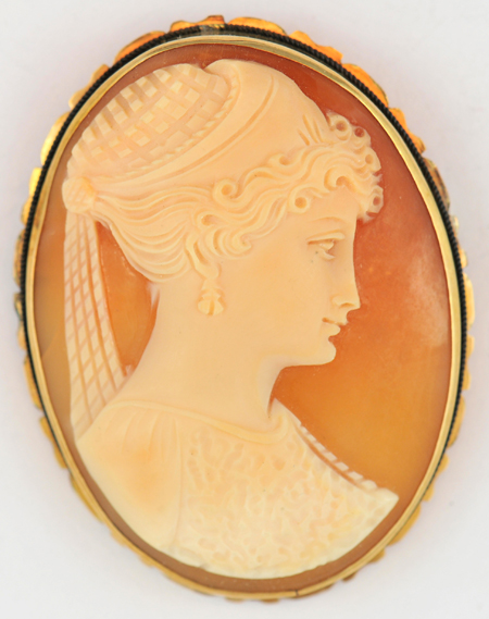 Three Cameo Pin/Pendants 