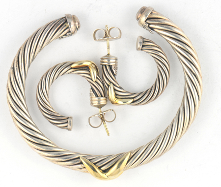 David Yurman Bracelets and Earrings