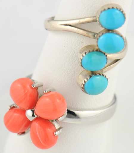 Sterling Silver Rings and Earrings