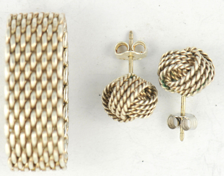 Tiffany and Co. Earrings, Rings, Bangle, and Pin 