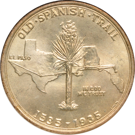 1935 Spanish Trail NGC MS-65 CAC