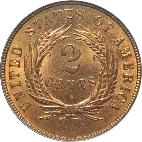 1871 PCGS MS-65RD