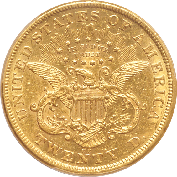 1874-CC PCGS Genuine, AU details/cleaned