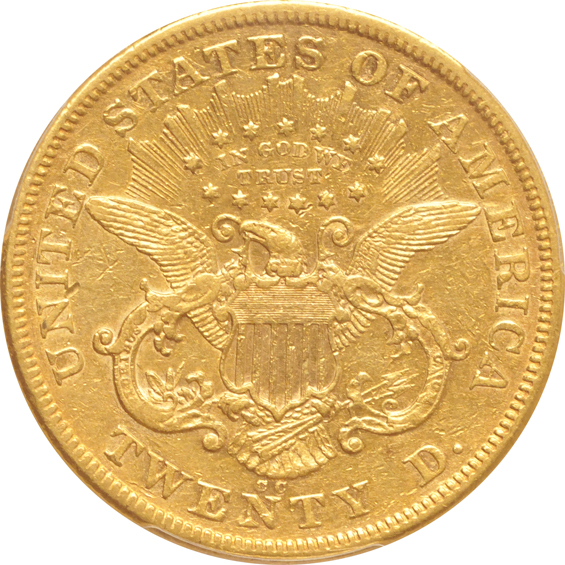 1874-CC PCGS Genuine, XF details/cleaned