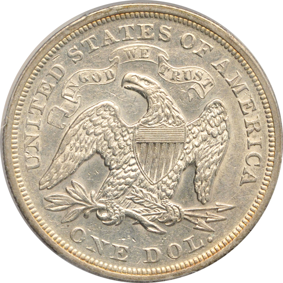 1871 PCGS AU-53