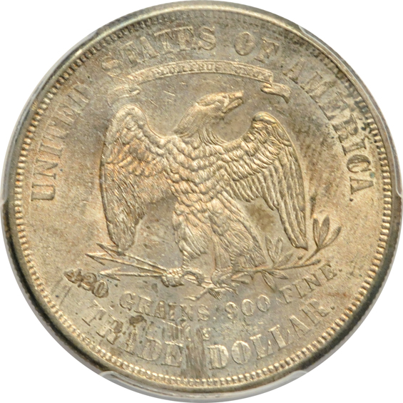 1874-S Trade PCGS MS-62 CAC