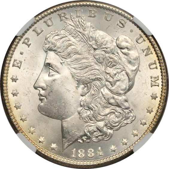 Three 1884 - MS-64, MS-64 Star, and MS-65 Star, all NGC CAC