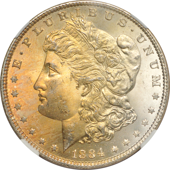 Three 1884 - MS-64, MS-64 Star, and MS-65 Star, all NGC CAC