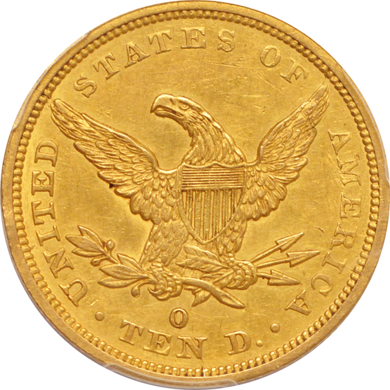 1847-O PCGS Genuine, AU details/cleaned