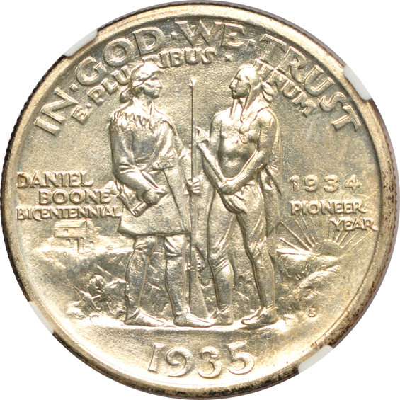 1935/1934-S Boone NGC MS-65 CAC
