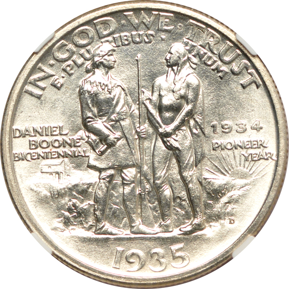 1935/1934-D Boone NGC MS-65 CAC