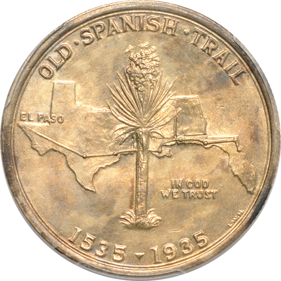 1935 Spanish Trail PCGS MS-65
