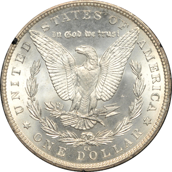 Three 1883-CC and one 1884-CC, all NGC MS-64 CAC