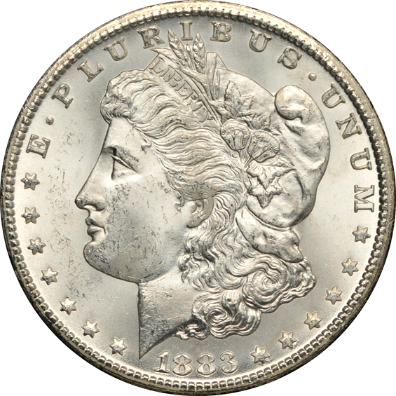 Three 1883-CC and one 1884-CC, all NGC MS-64 CAC