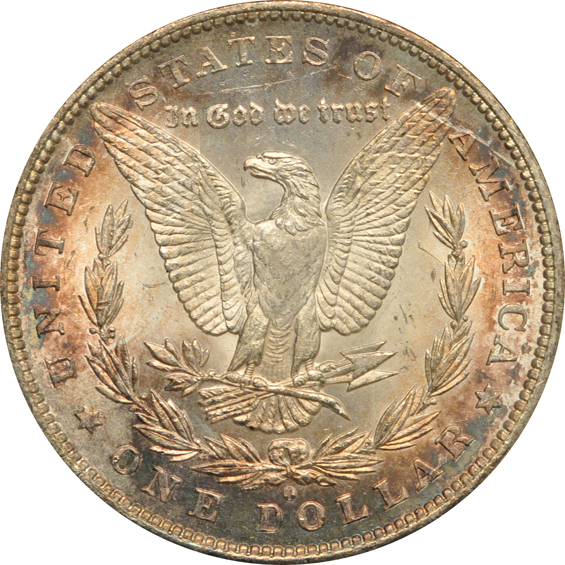 1879-O NGC MS-64 (no line) CAC