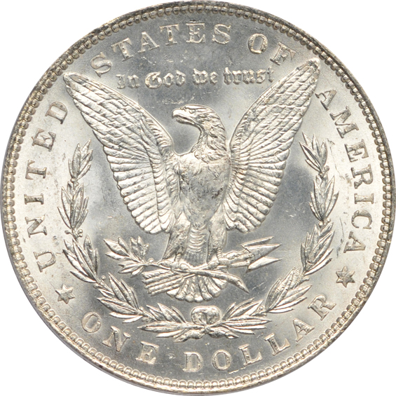1883, plus two 1888, all three PCGS MS-65 CAC