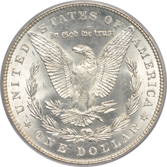1883, plus two 1888, all three PCGS MS-65 CAC
