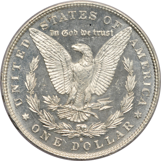 1879-S MS-65, 1880-S MS-66, and an 1898-O MS-64, all PCGS CAC