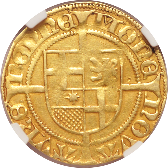 Germany - (1476-81) 1 Gold Guilder - Cologne - Herman IV St. Peter NGC VF-25