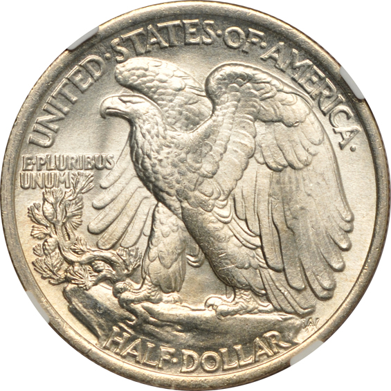 1935 MS-65, 1941-D MS-65+, and a 1945 MS-65, all NGC CAC