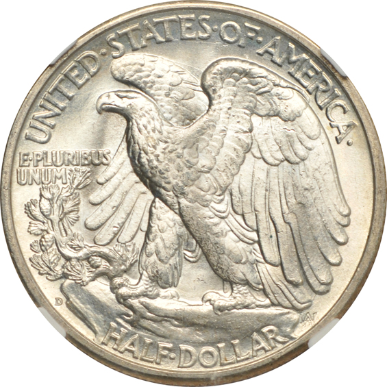 1935 MS-65, 1941-D MS-65+, and a 1945 MS-65, all NGC CAC