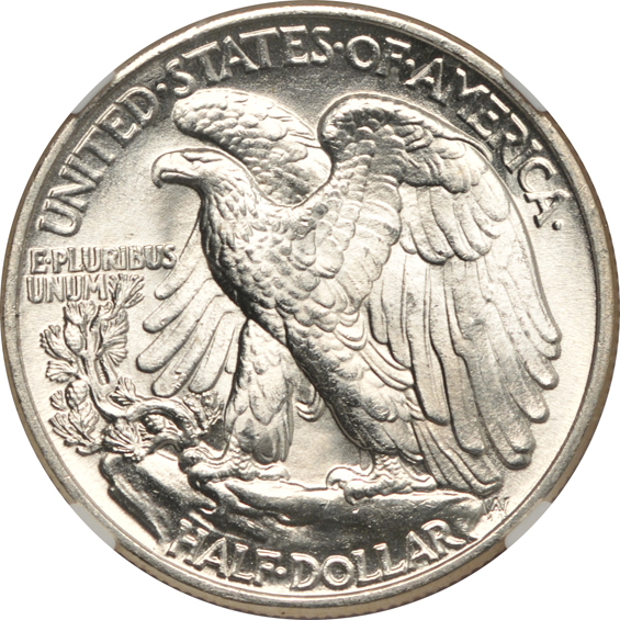 1935 MS-65, 1941-D MS-65+, and a 1945 MS-65, all NGC CAC
