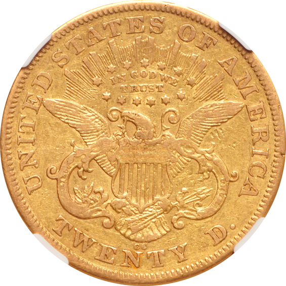 1876-CC NGC VF-30 CAC
